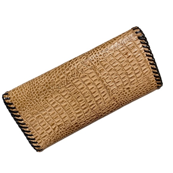 Retro Vintage Braided Sides Wallet - Picture 2 of 6